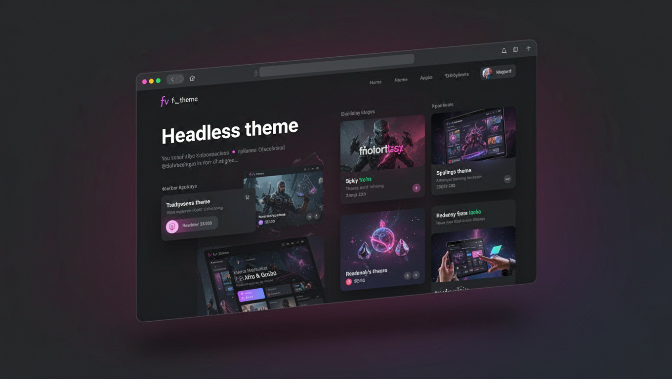 Preview of Headless theme
