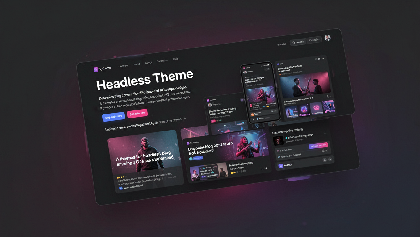 Preview of Headless Theme