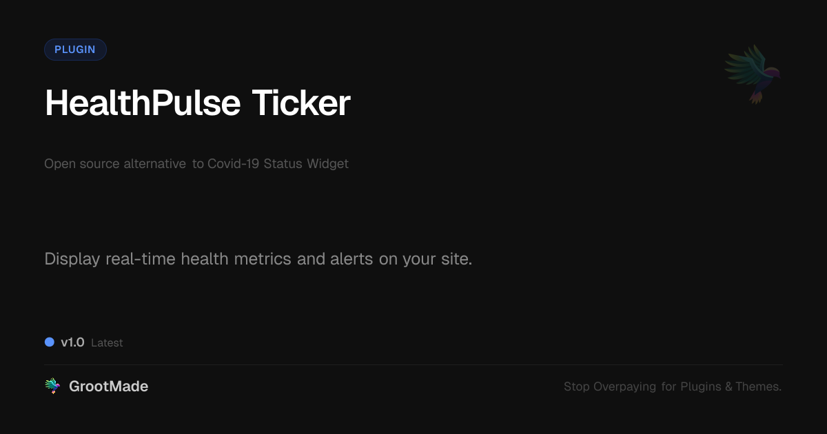 Preview of HealthPulse Ticker