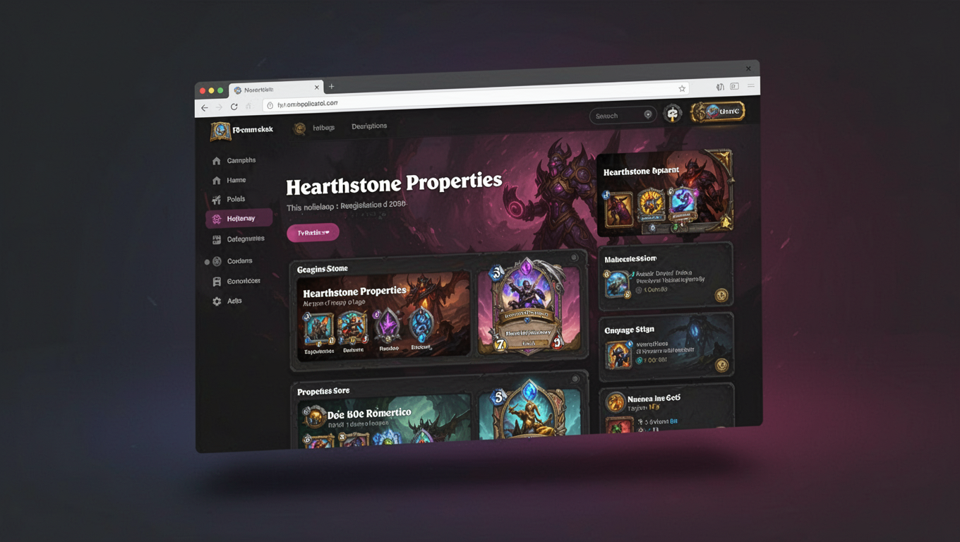 Preview of Hearthstone Properties