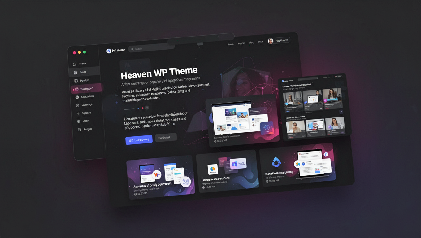 Preview of Heaven WP Theme