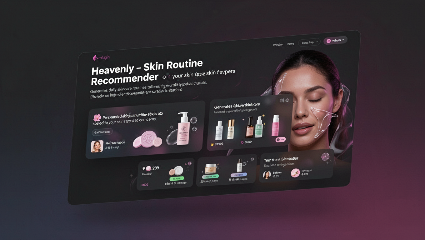 Preview of Heavenly – Skin Routine Recommender