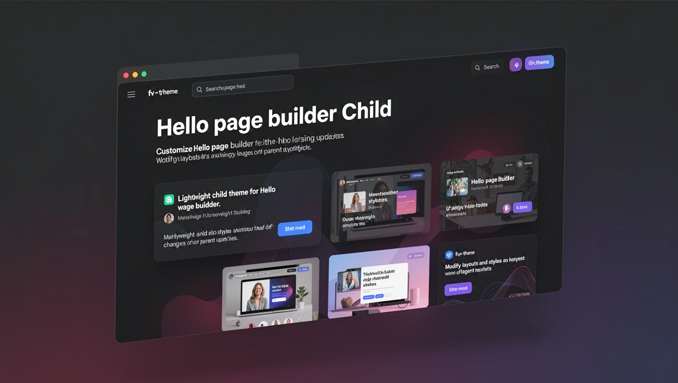Preview of Hello Elementor Child