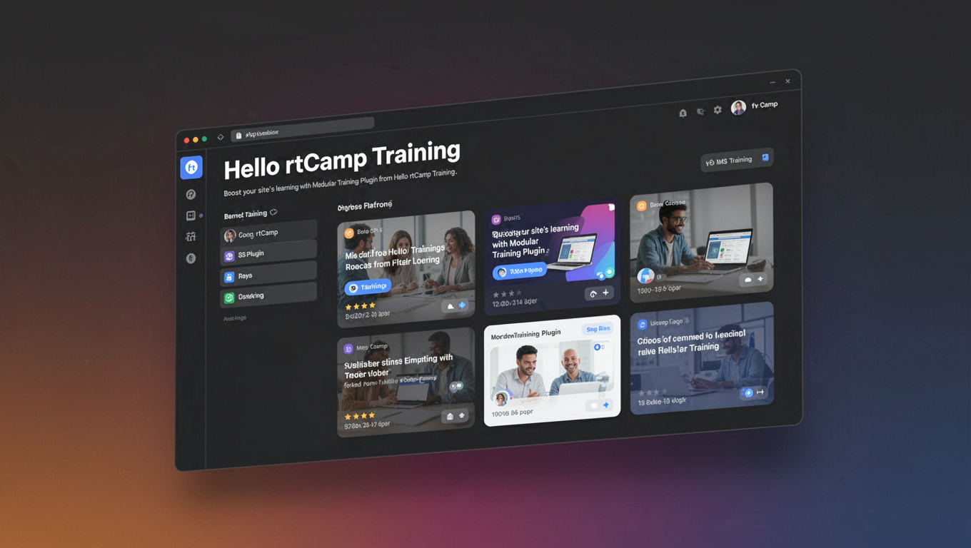 Preview of Hello rtCamp Training