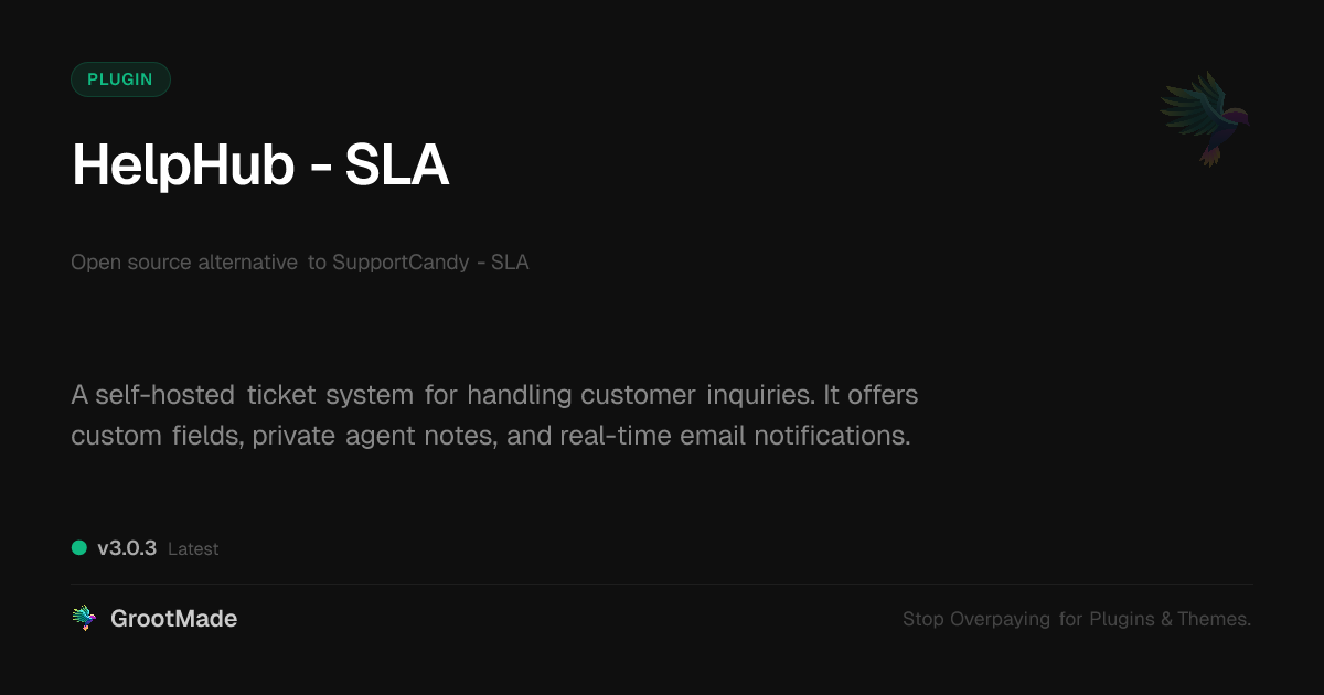 Preview of HelpHub - SLA