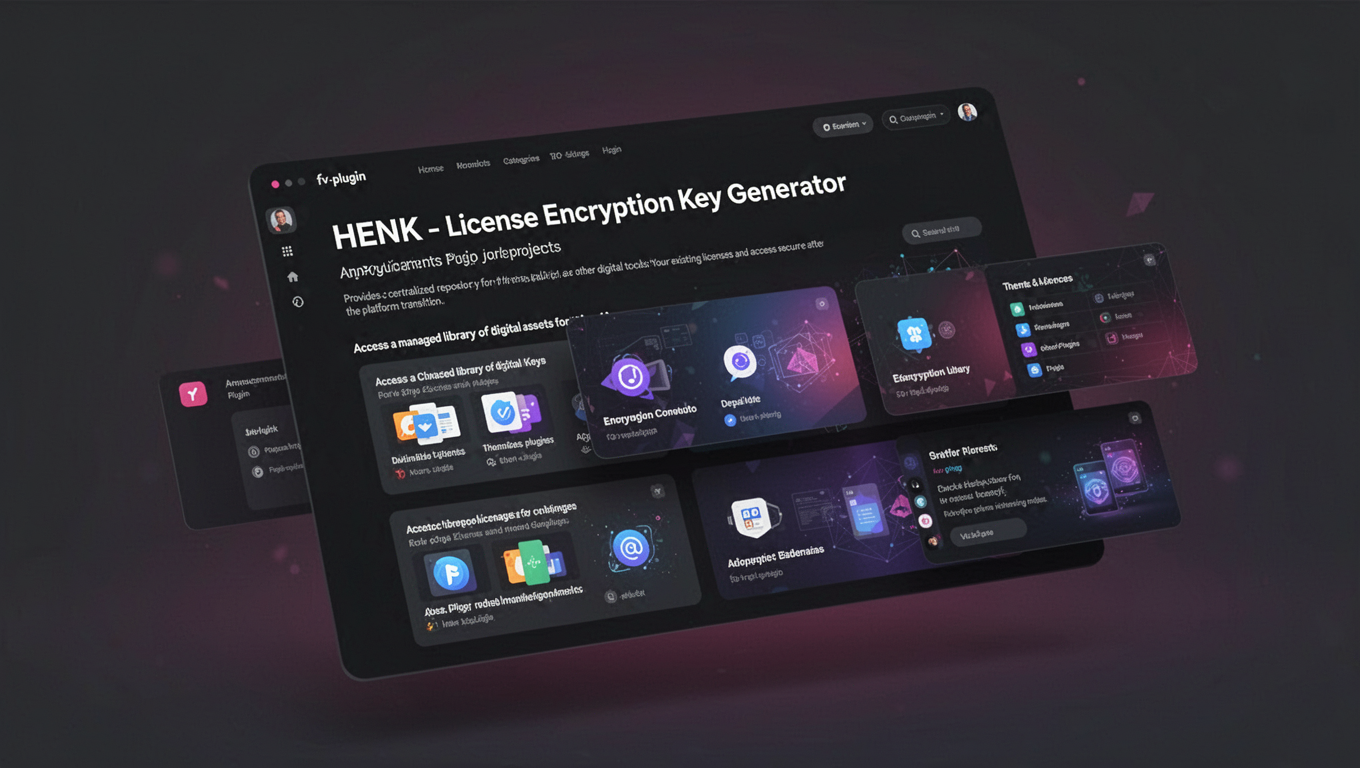 Preview of HENK - License Encryption Key Generator