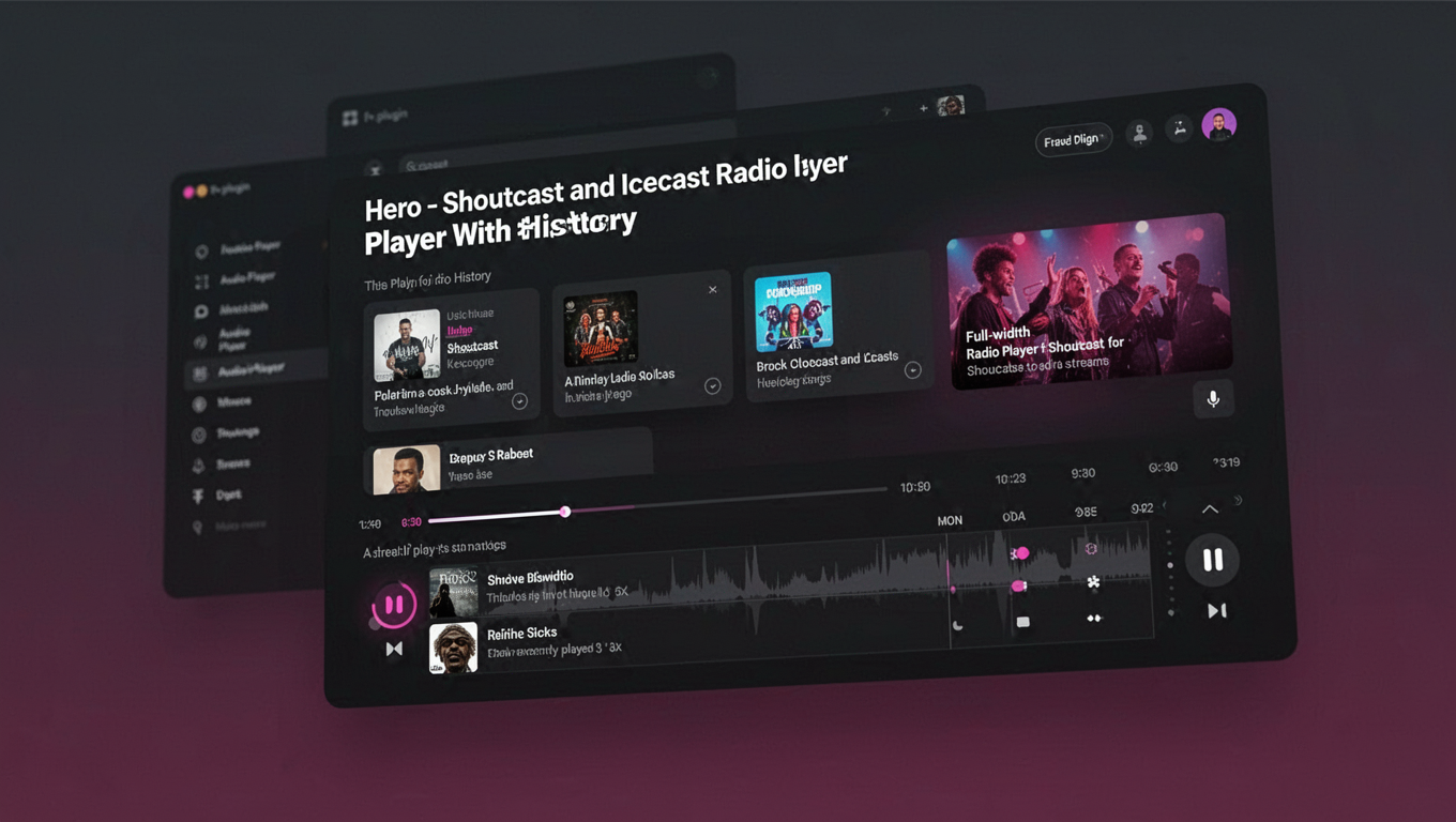 Preview of Hero - Shoutcast and Icecast Radio Player With History