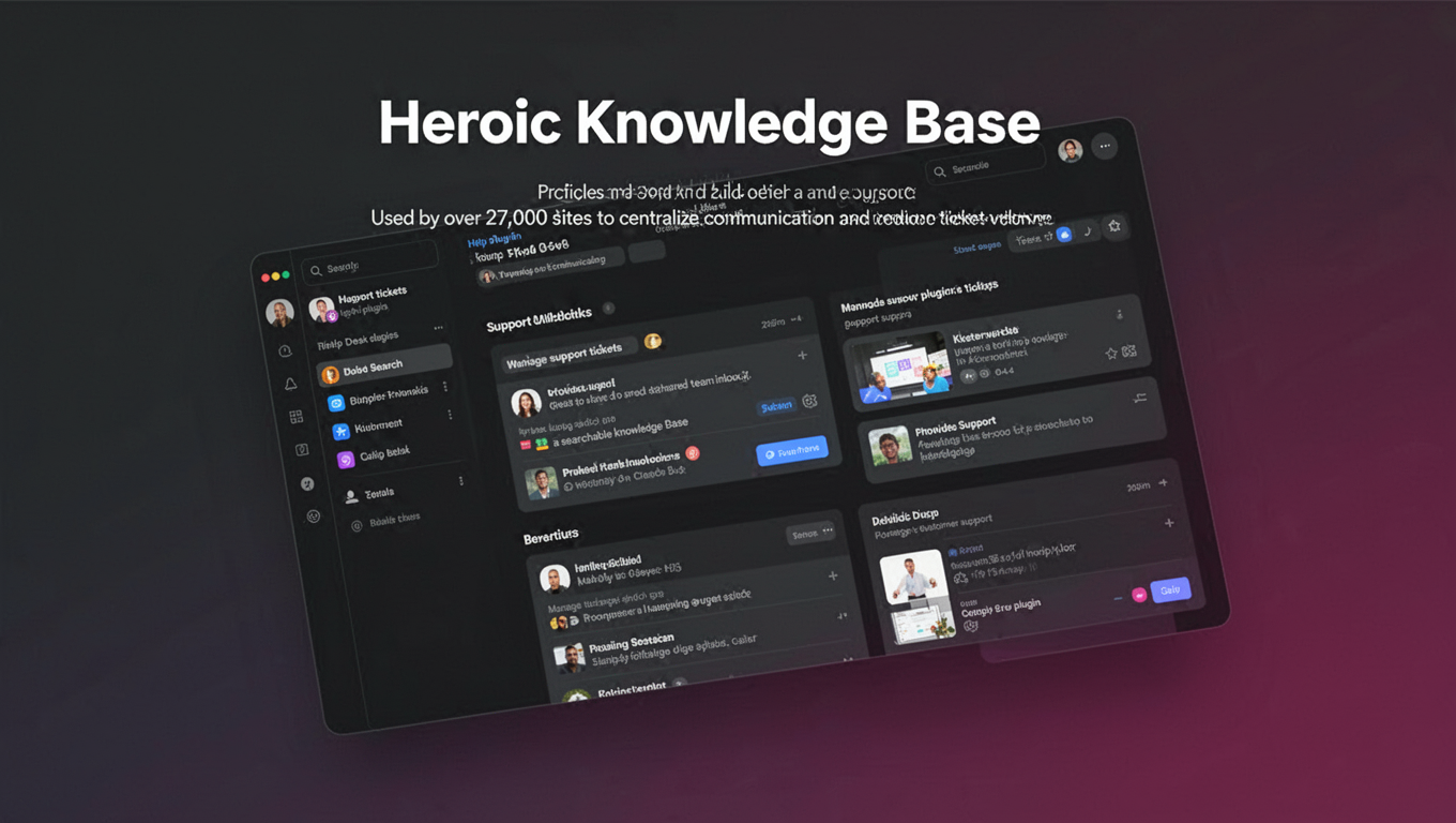 Preview of Heroic Knowledge Base