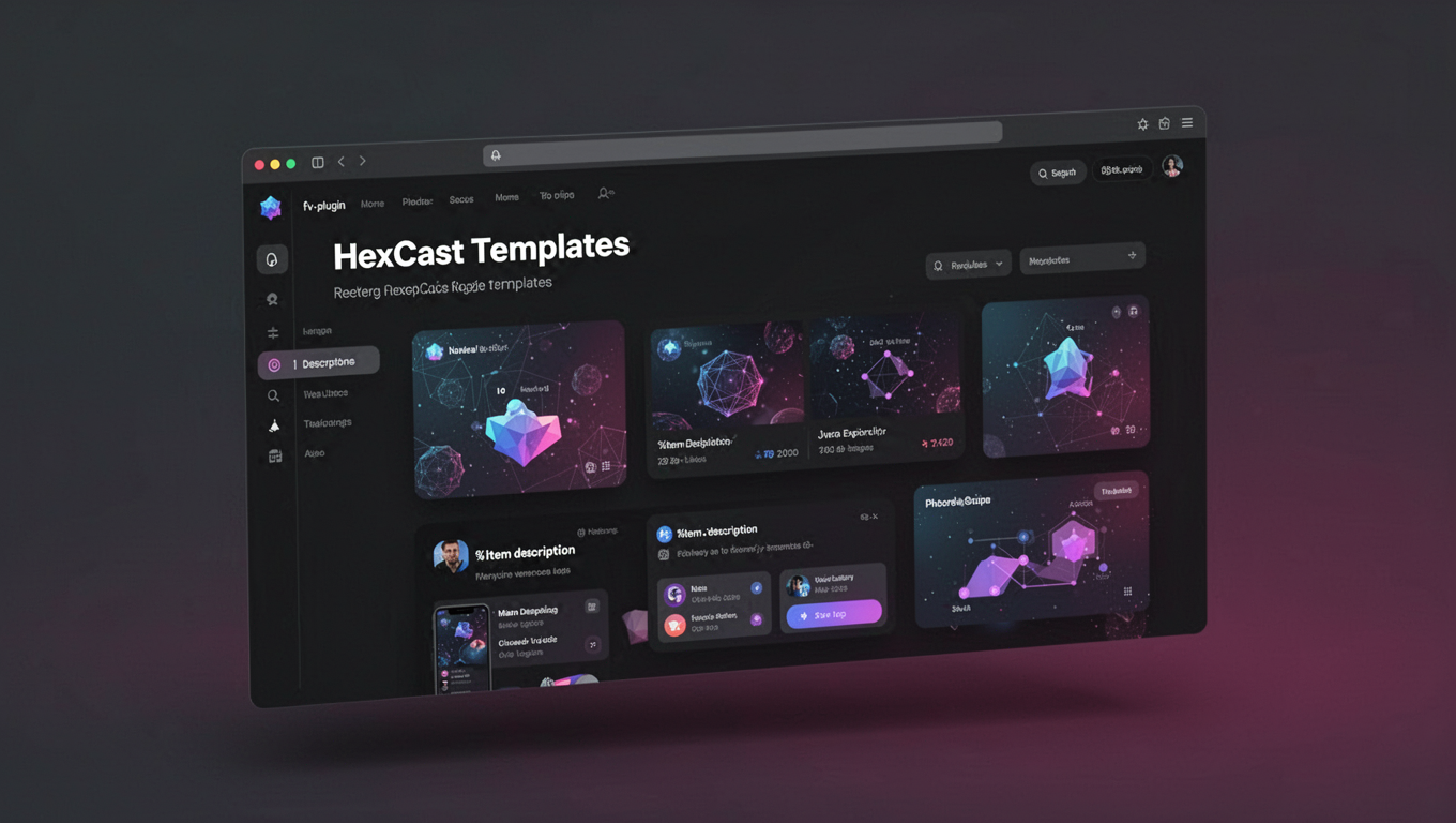 Preview of HexCast Templates
