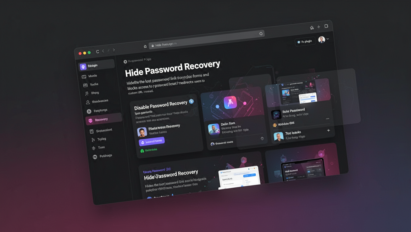 Preview of Hide Password Recovery