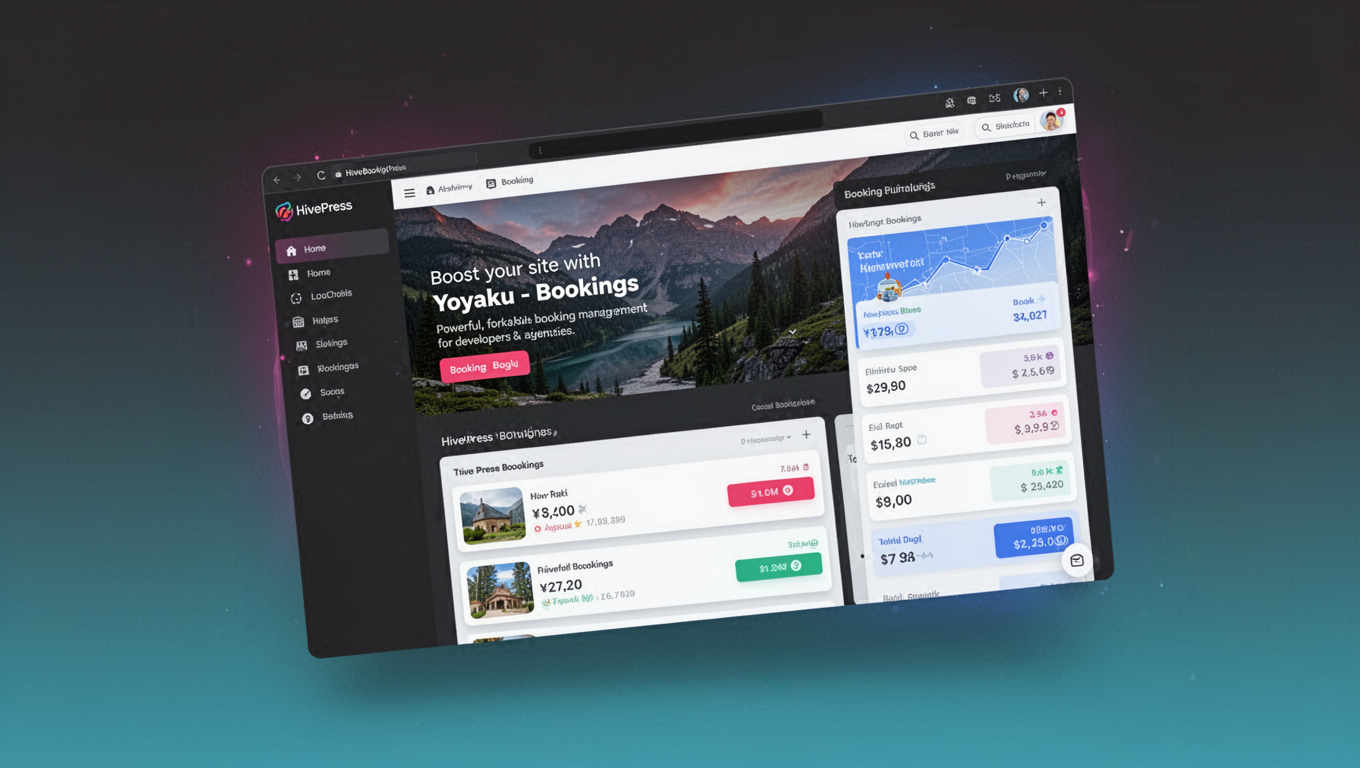 Preview of HivePress Bookings