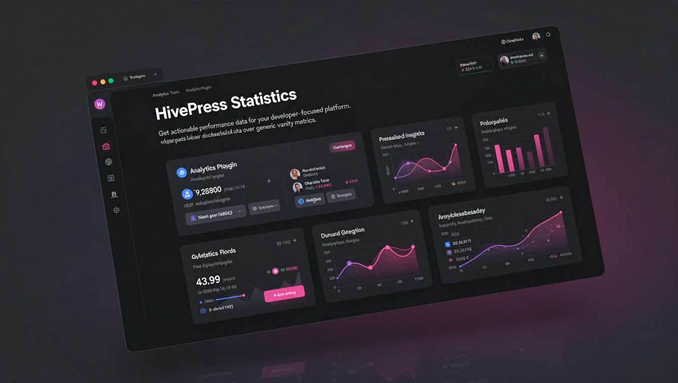 Preview of HivePress Statistics