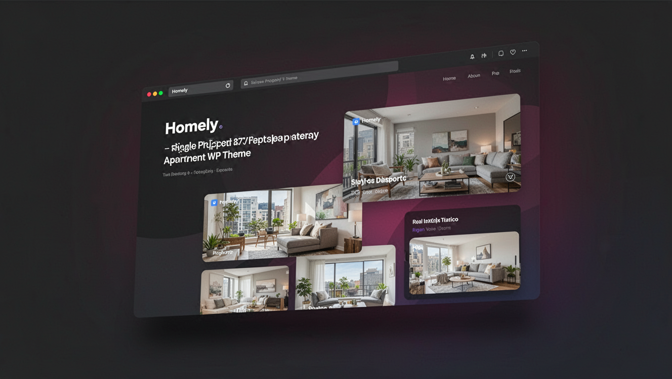 Preview of Homely - Single Property and Apartment WP Theme