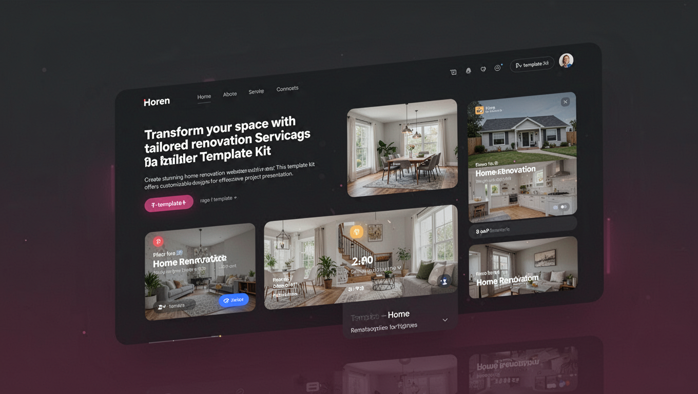 Preview of Horen - Home Renovation Services Elementor Template Kit