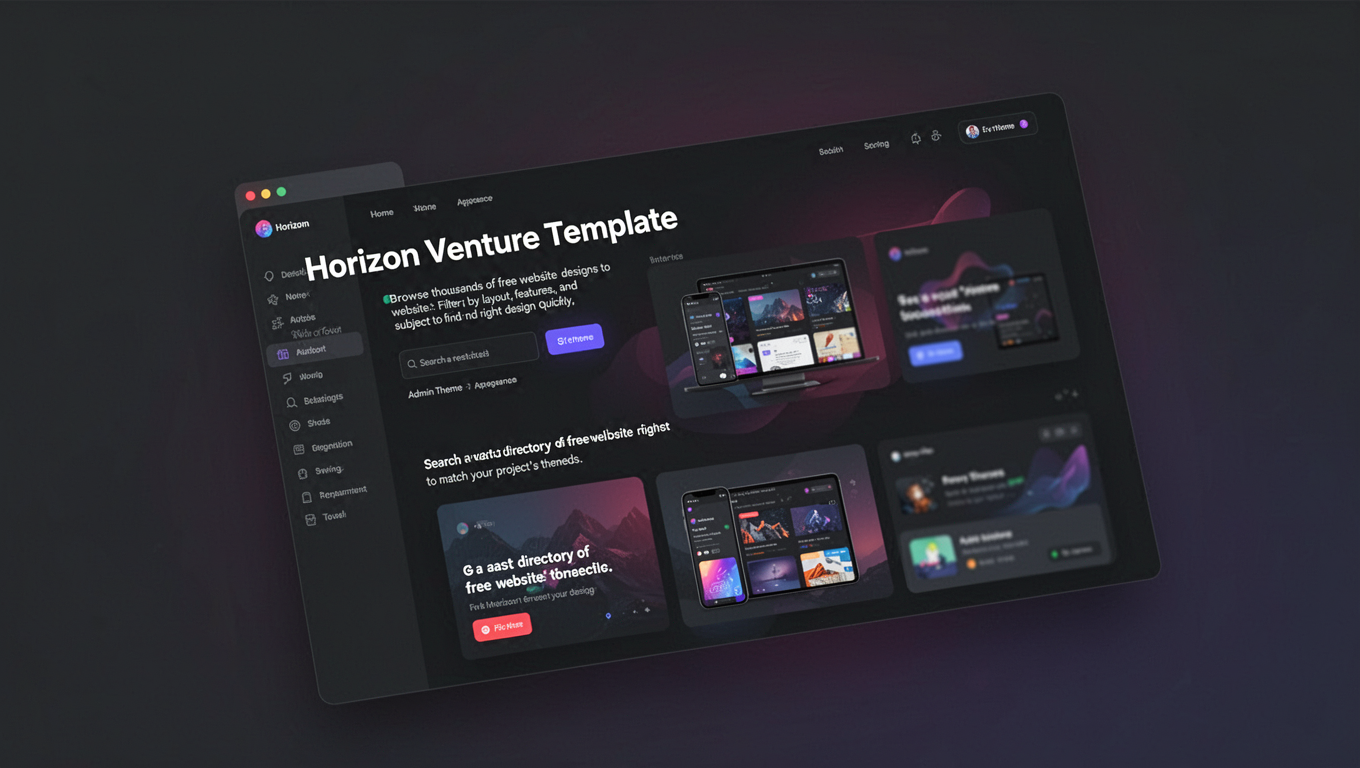 Preview of Horizon Venture Template