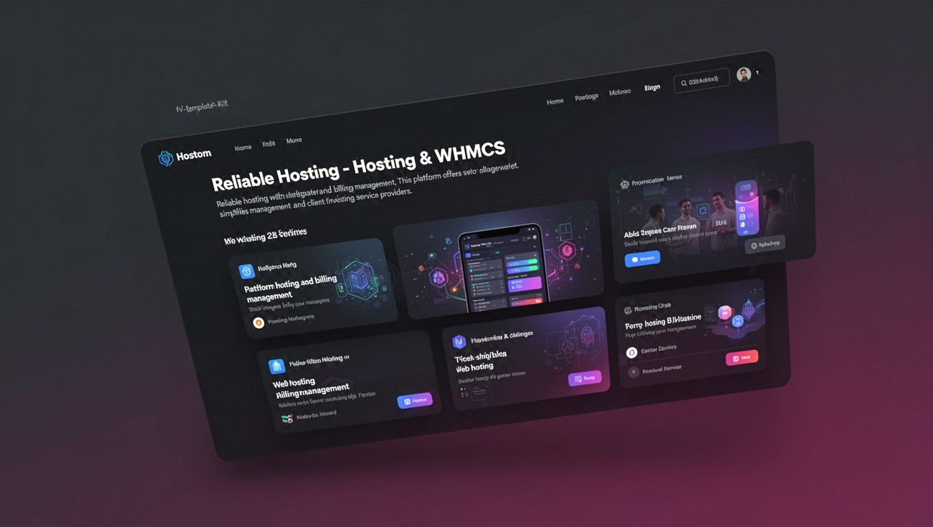 Preview of Hostom - Hosting & WHMCS