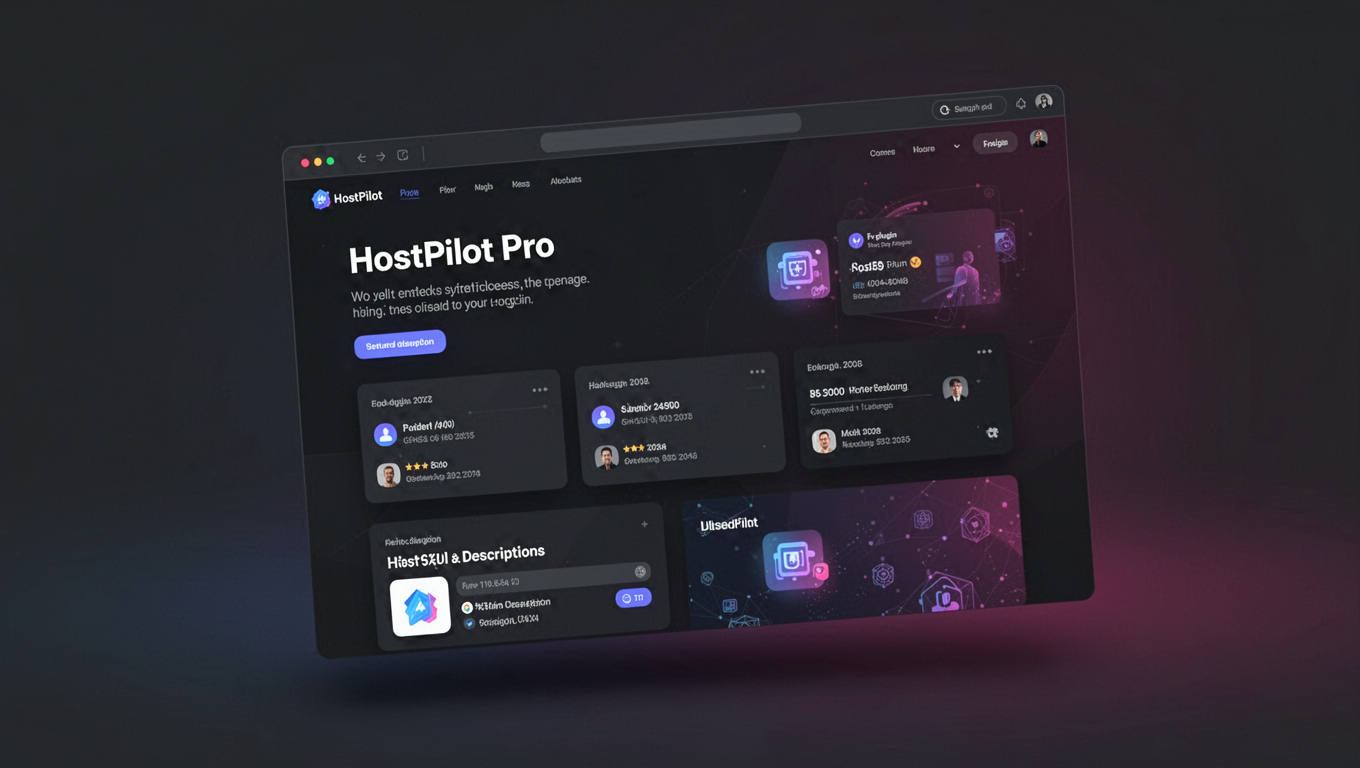 Preview of HostPilot Pro