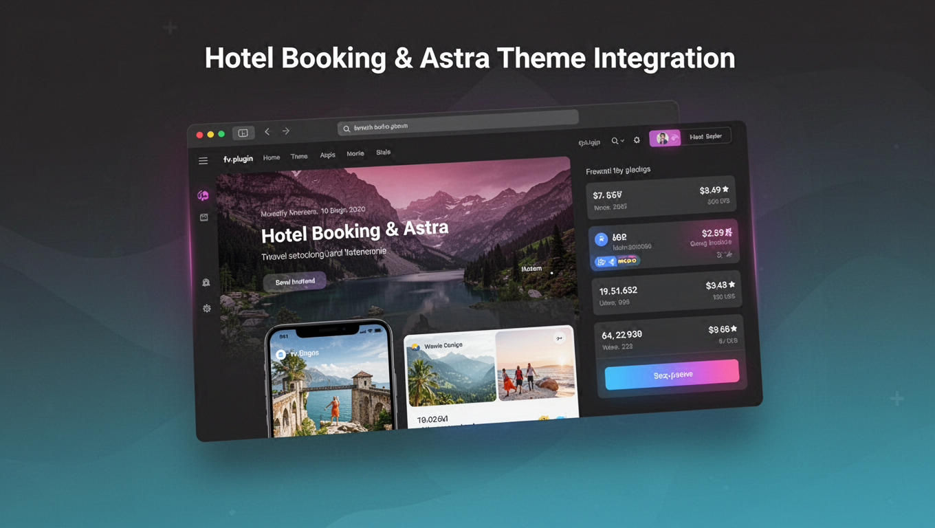 Preview of Hotel Booking & Astra Theme Integration