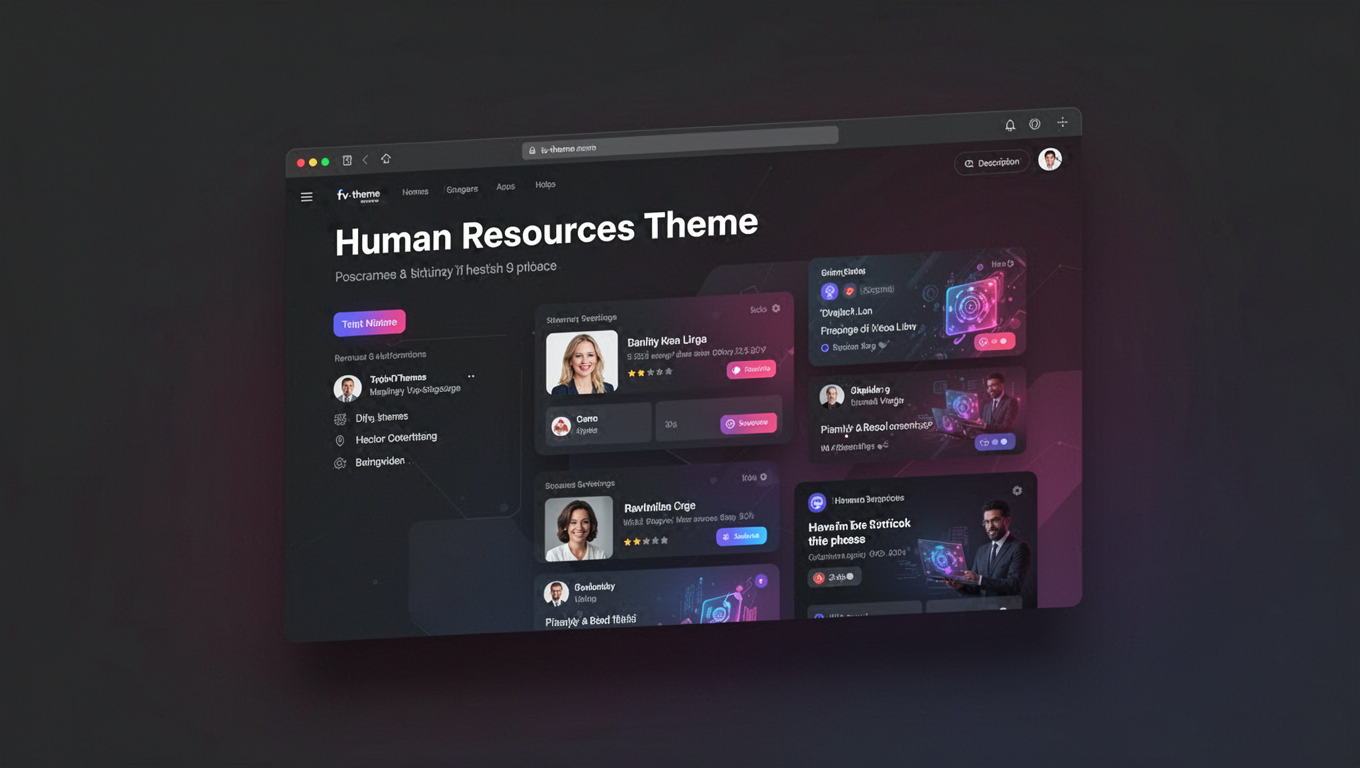 Preview of Human Resources Theme