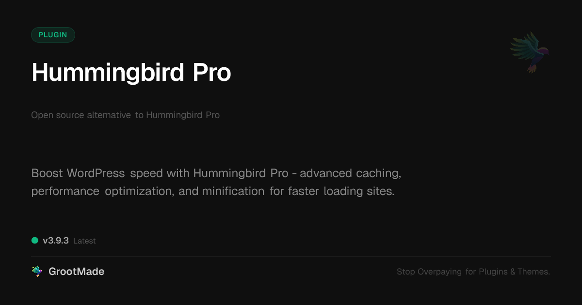 Preview of Hummingbird Pro