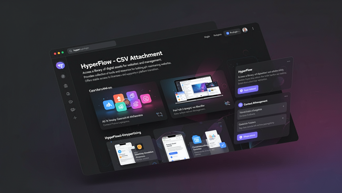Preview of HyperFlow - CSV Attachment