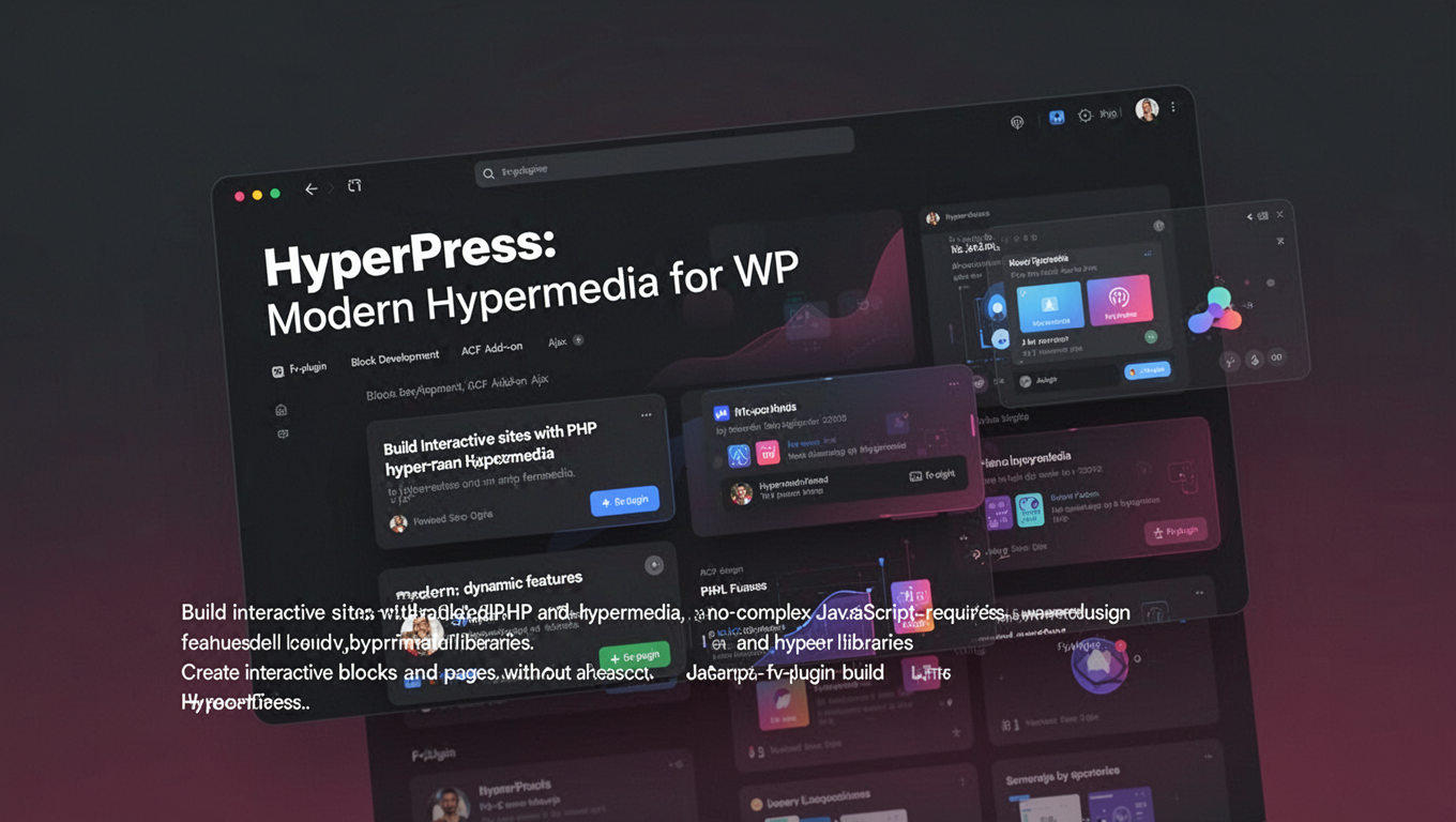 Preview of HyperPress: Modern Hypermedia for WP