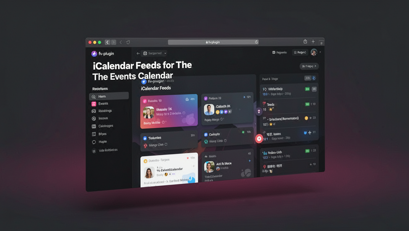 Preview of iCalendar Feeds for The Events Calendar