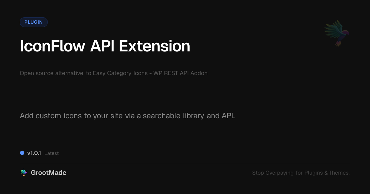 Preview of IconFlow API Extension