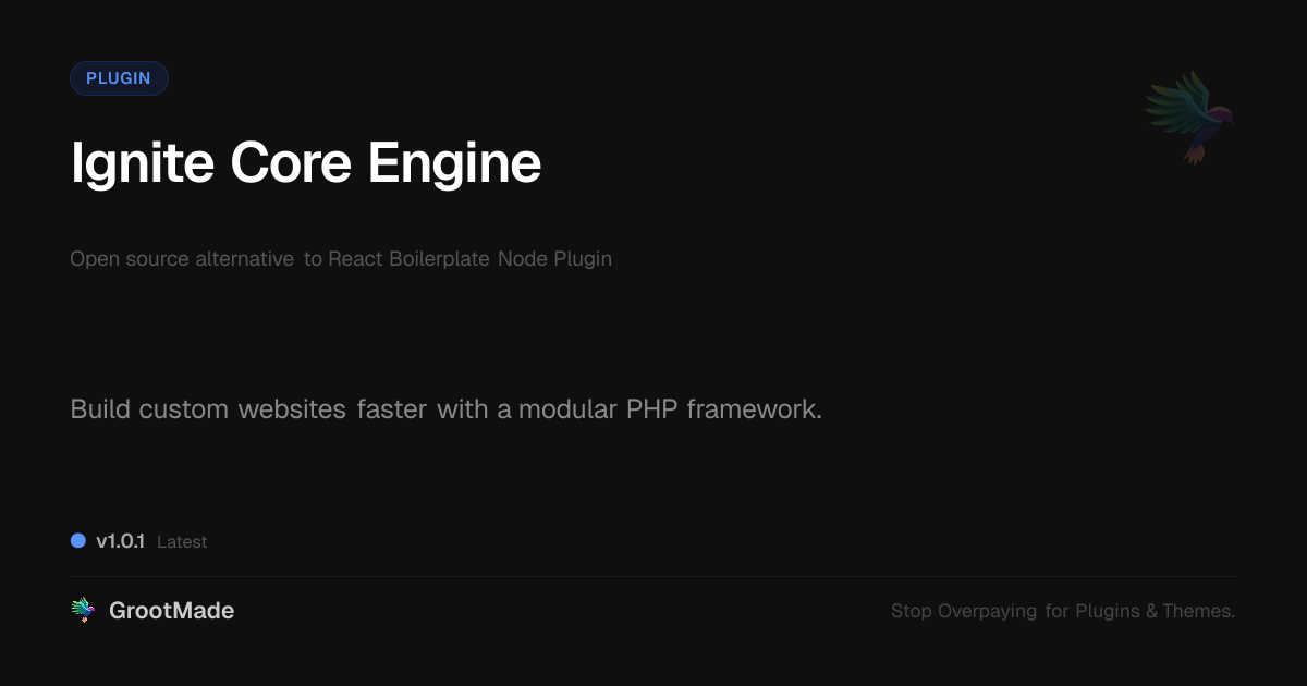 Preview of Ignite Core Engine