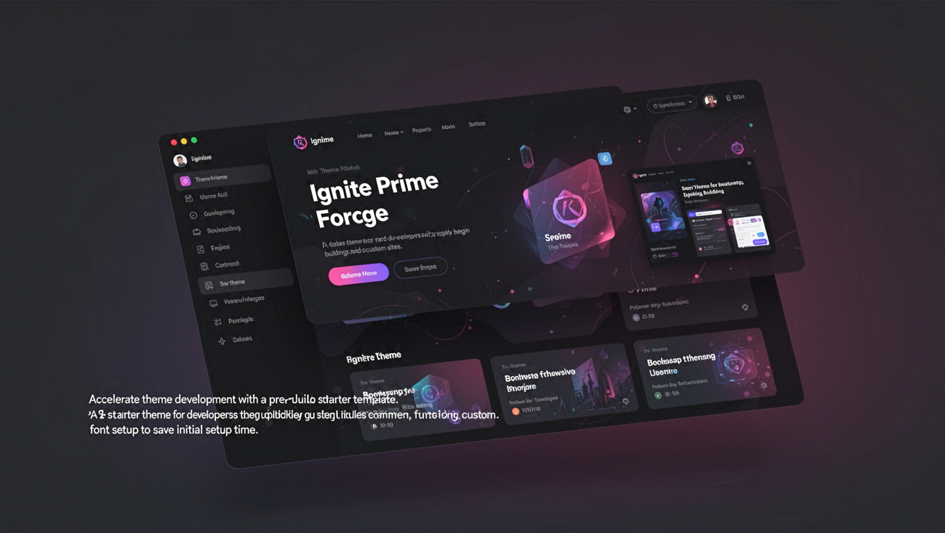 Preview of Ignite Prime Theme Forge