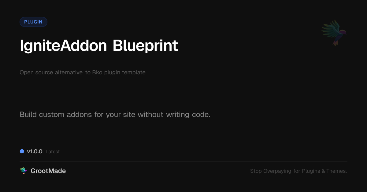 Preview of IgniteAddon Blueprint