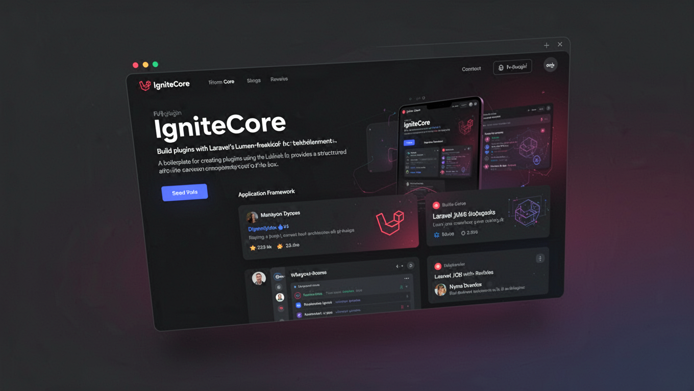 Preview of IgniteCore