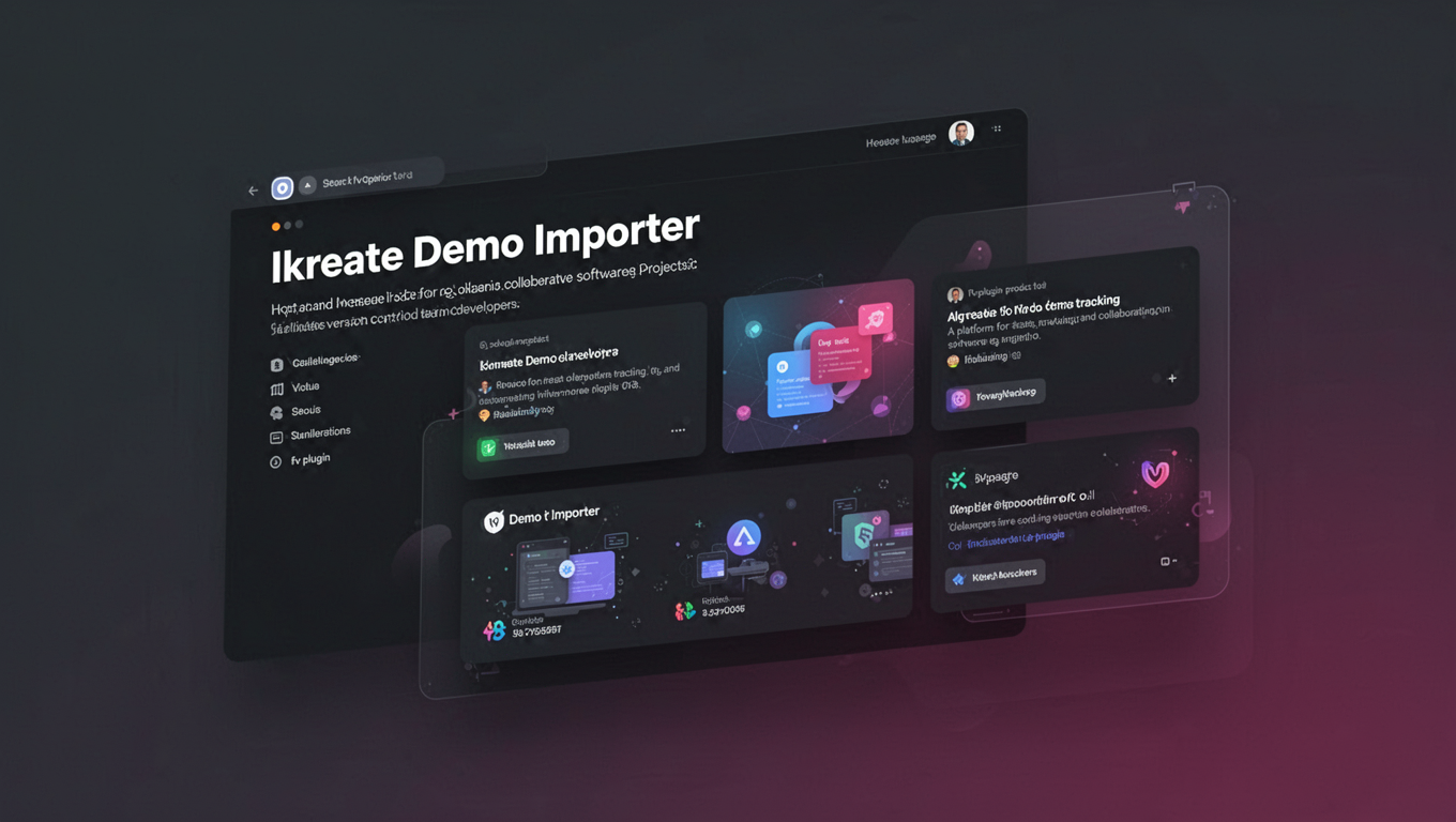 Preview of Ikreate Demo Importer