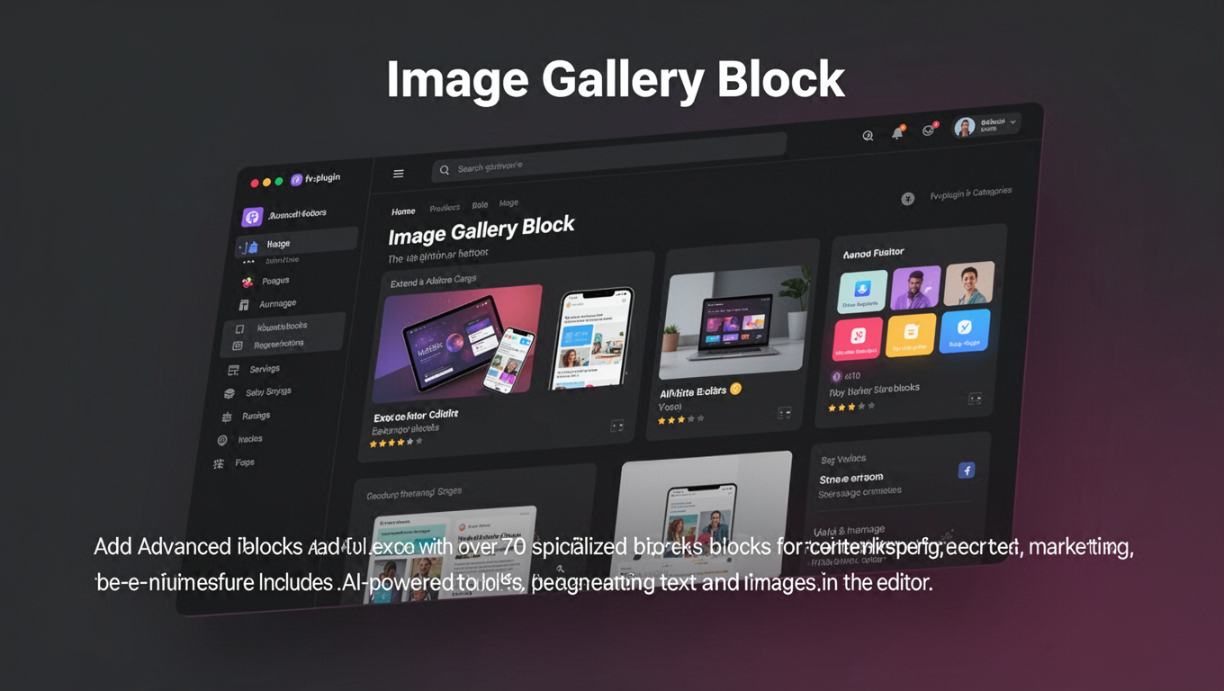 Preview of Image Gallery Block