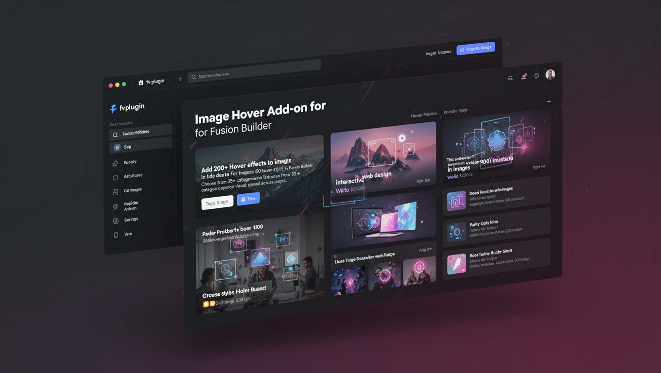 Preview of Image Hover Add-on for Fusion Builder
