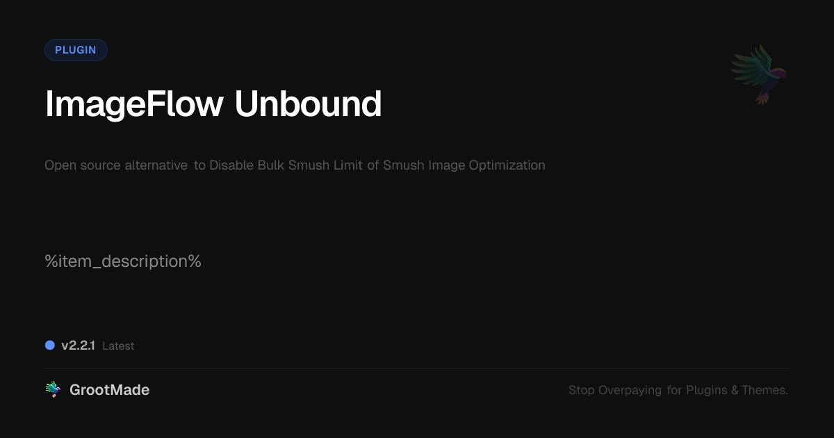 Preview of ImageFlow Unbound