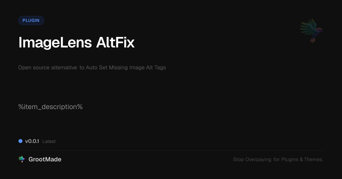 Preview of ImageLens AltFix