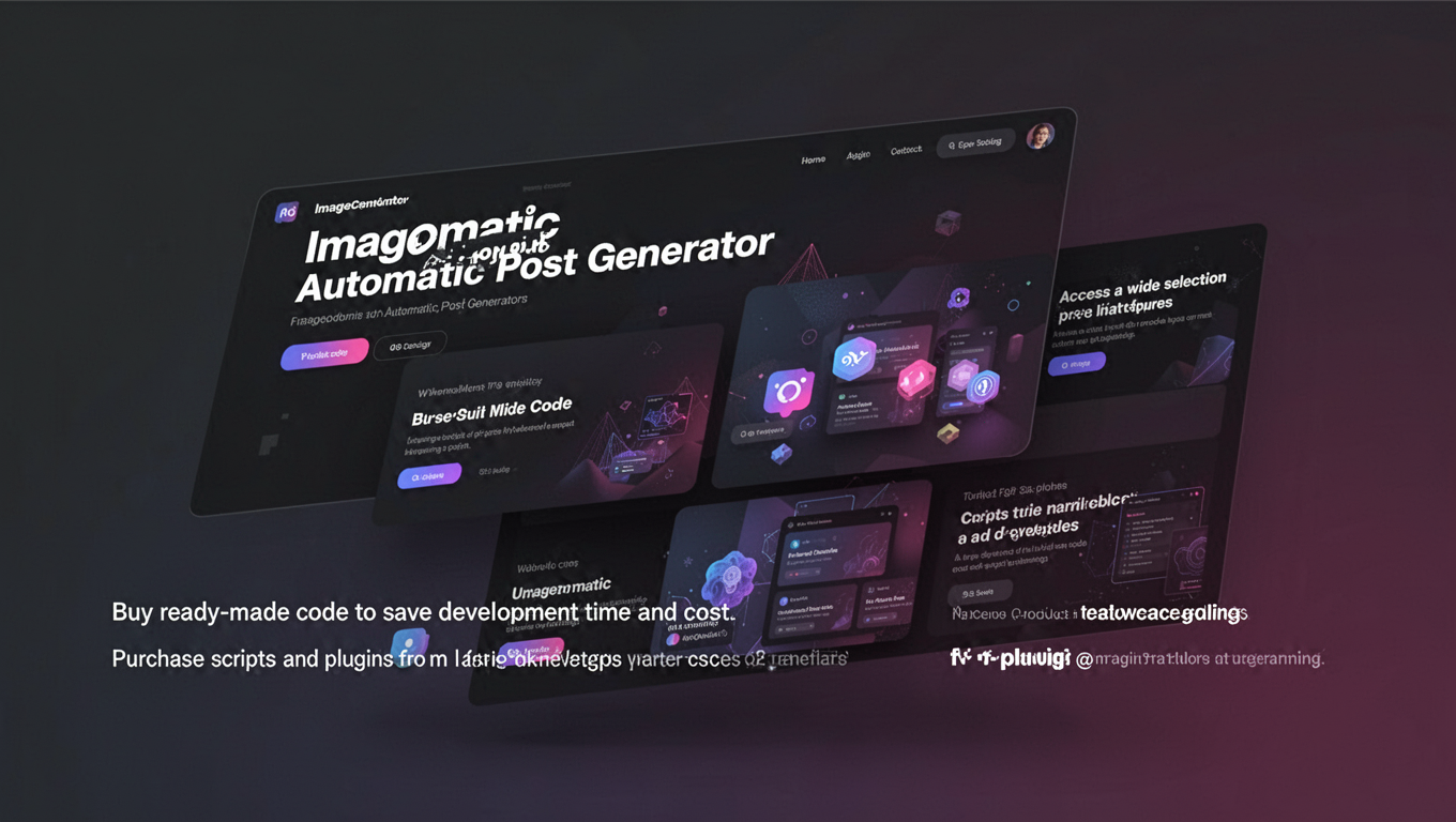 Preview of Imageomatic Automatic Post Generator