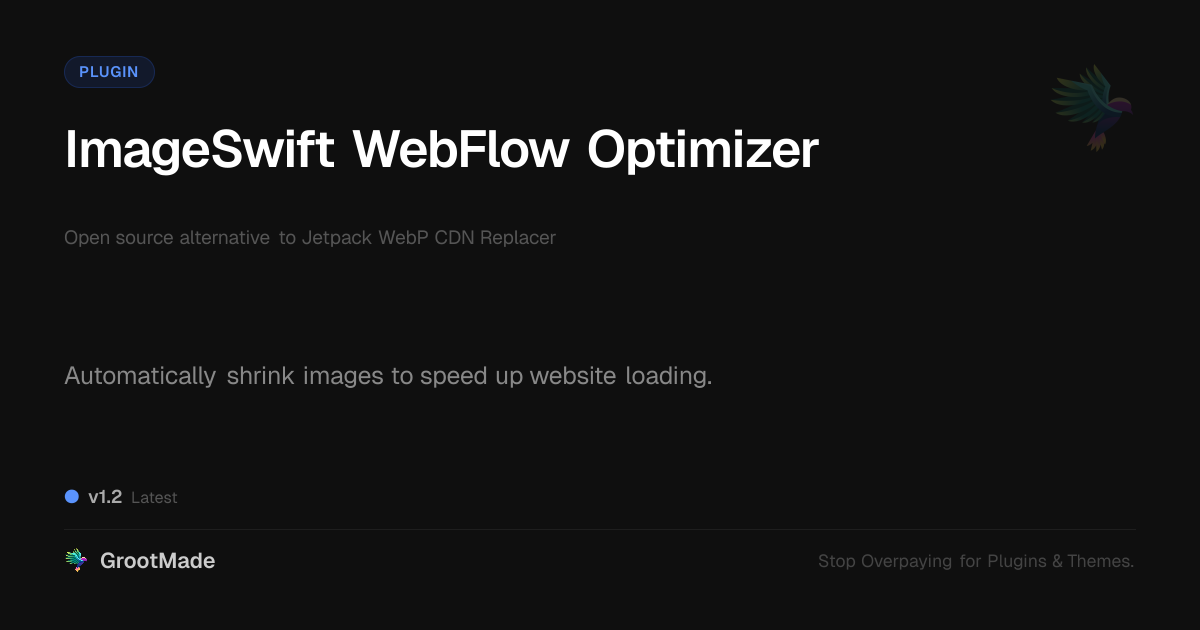 Preview of ImageSwift WebFlow Optimizer