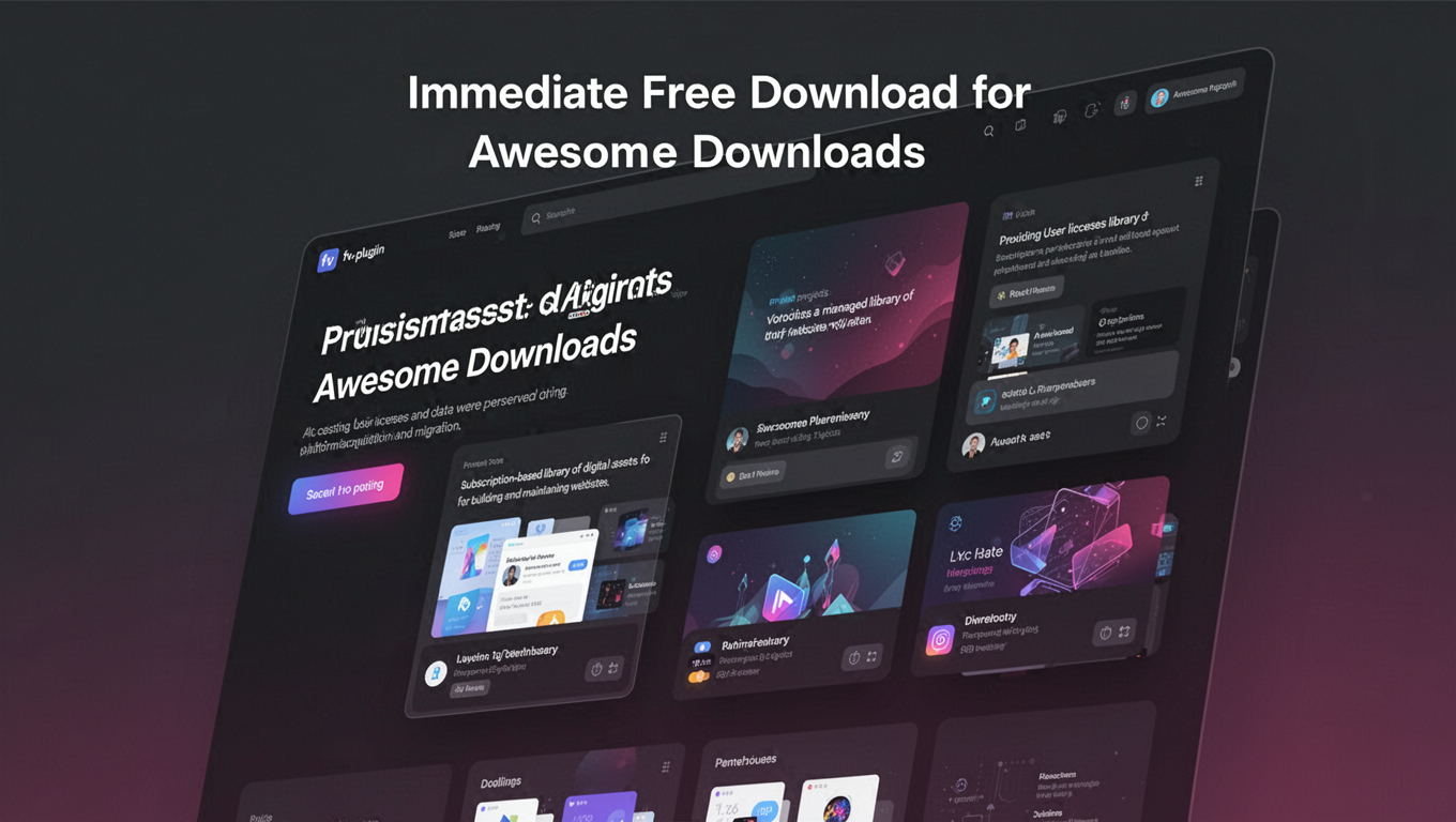 Preview of Immediate Free Download for Awesome Downloads