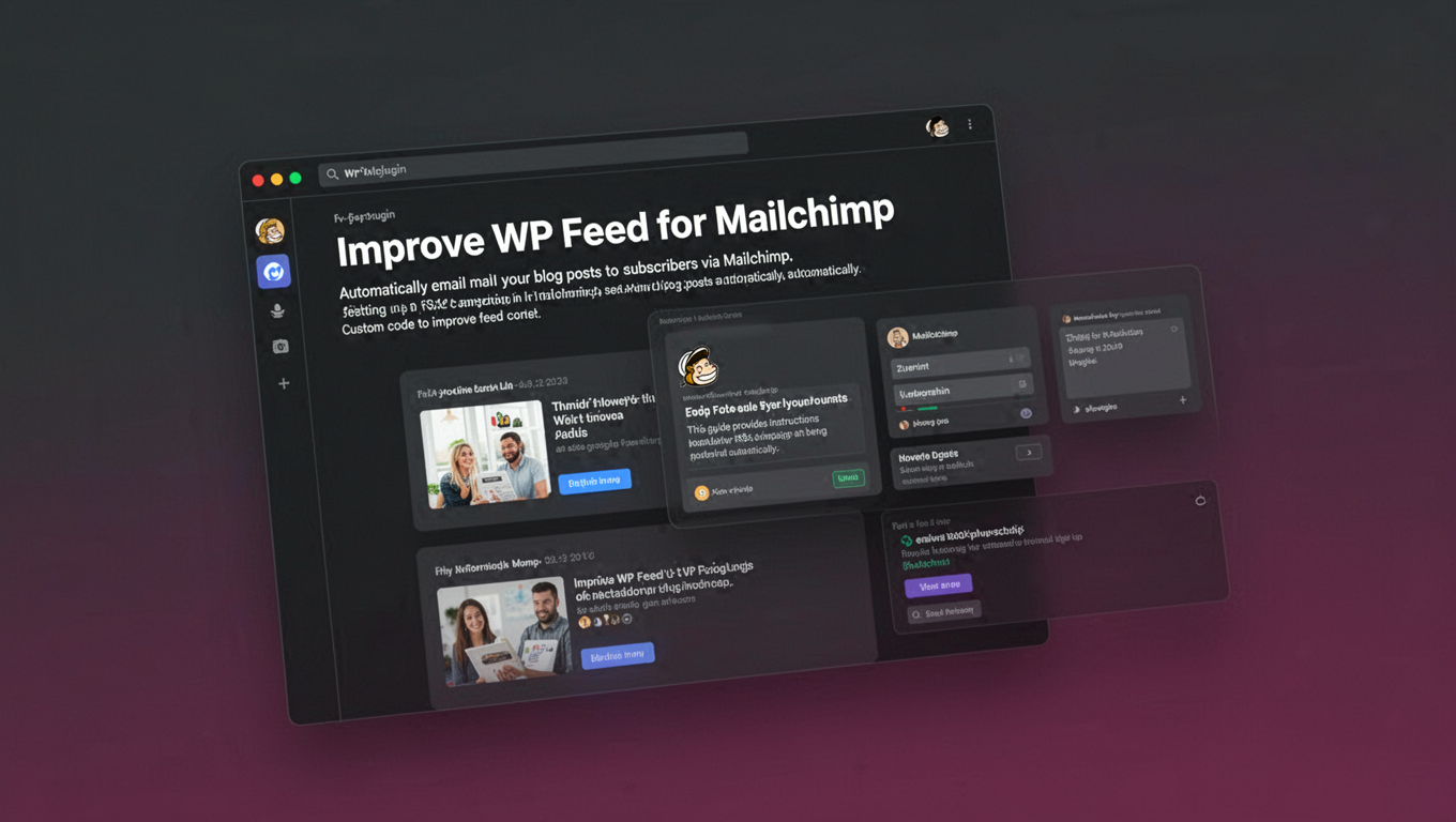 Preview of Improve WP Feed for Mailchimp