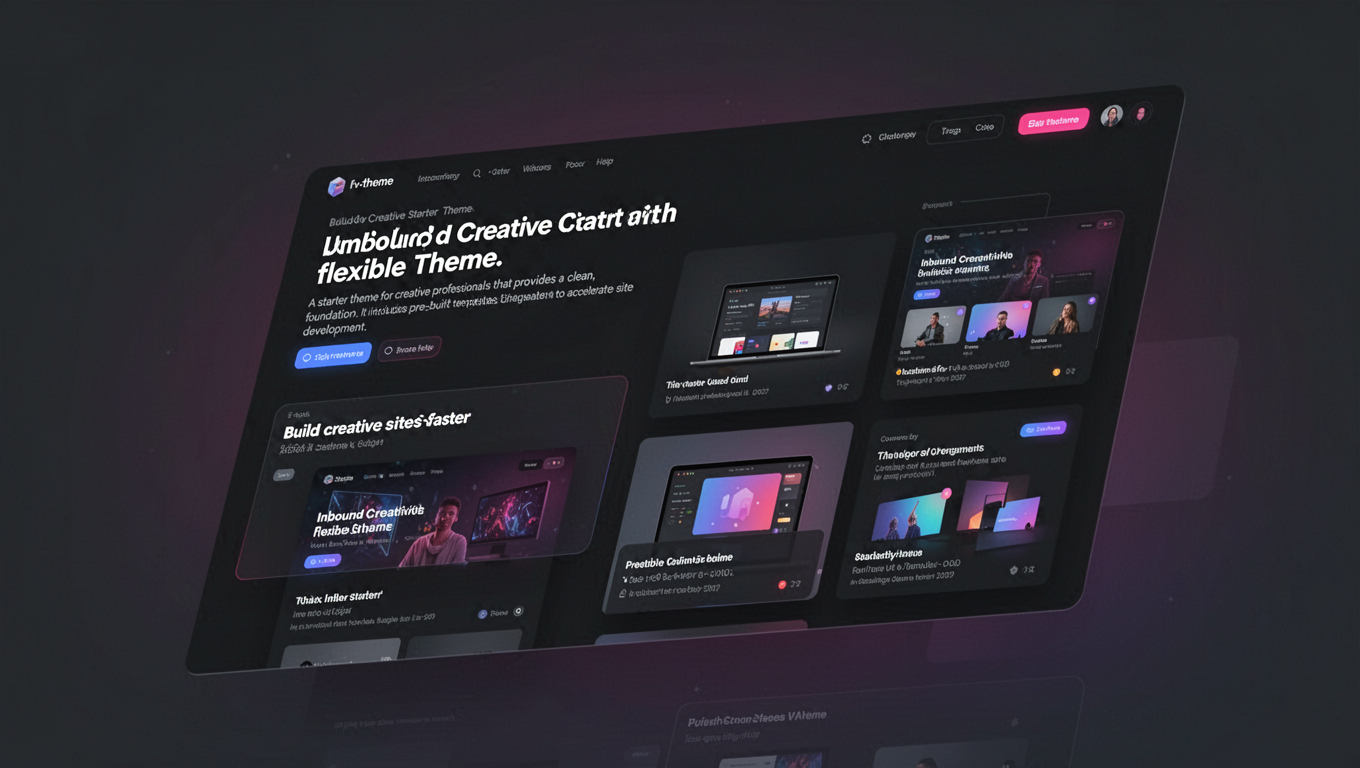 Preview of Inbound Creative Starter Theme