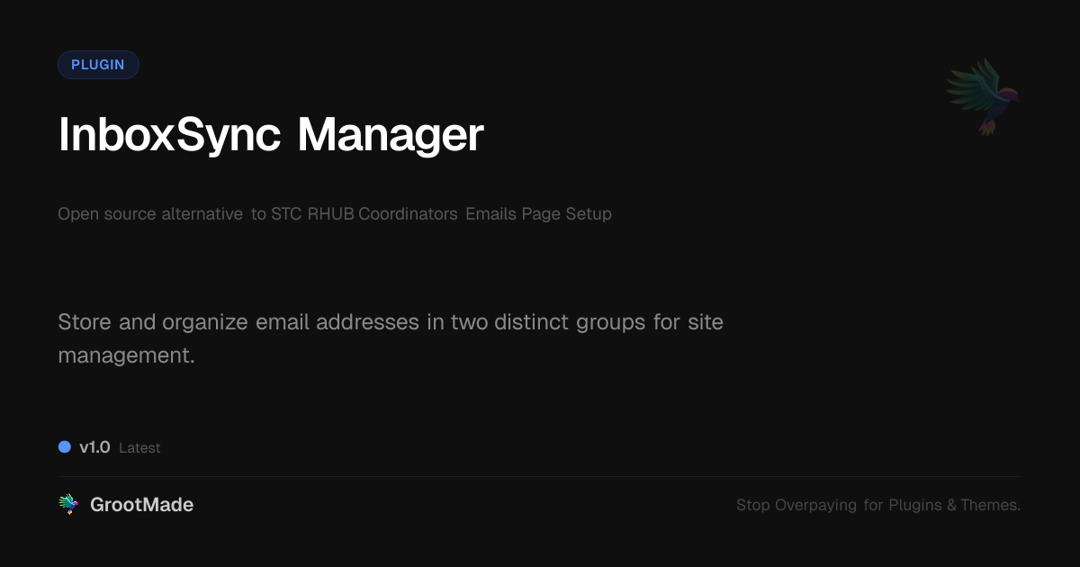 Preview of InboxSync Manager