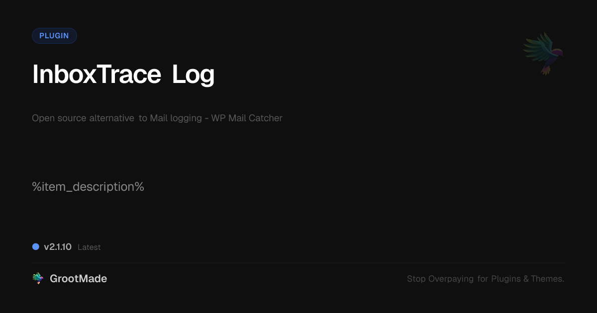Preview of InboxTrace Log