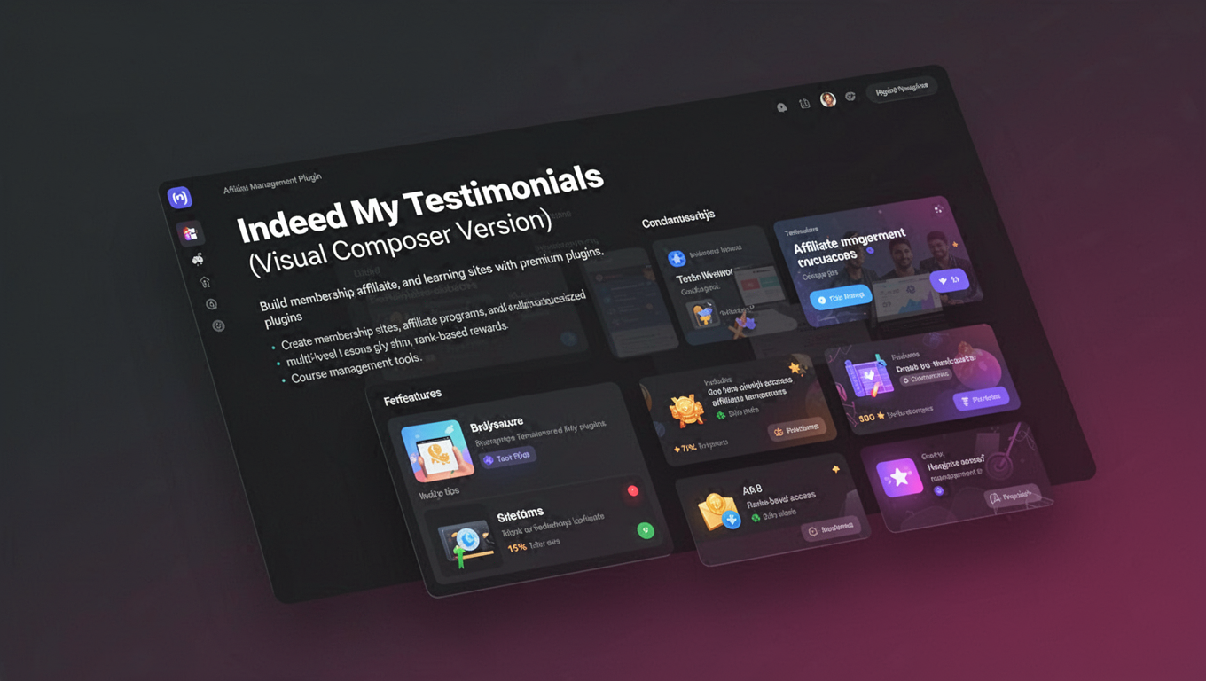 Preview of Indeed My Testimonials (Visual Composer Version)