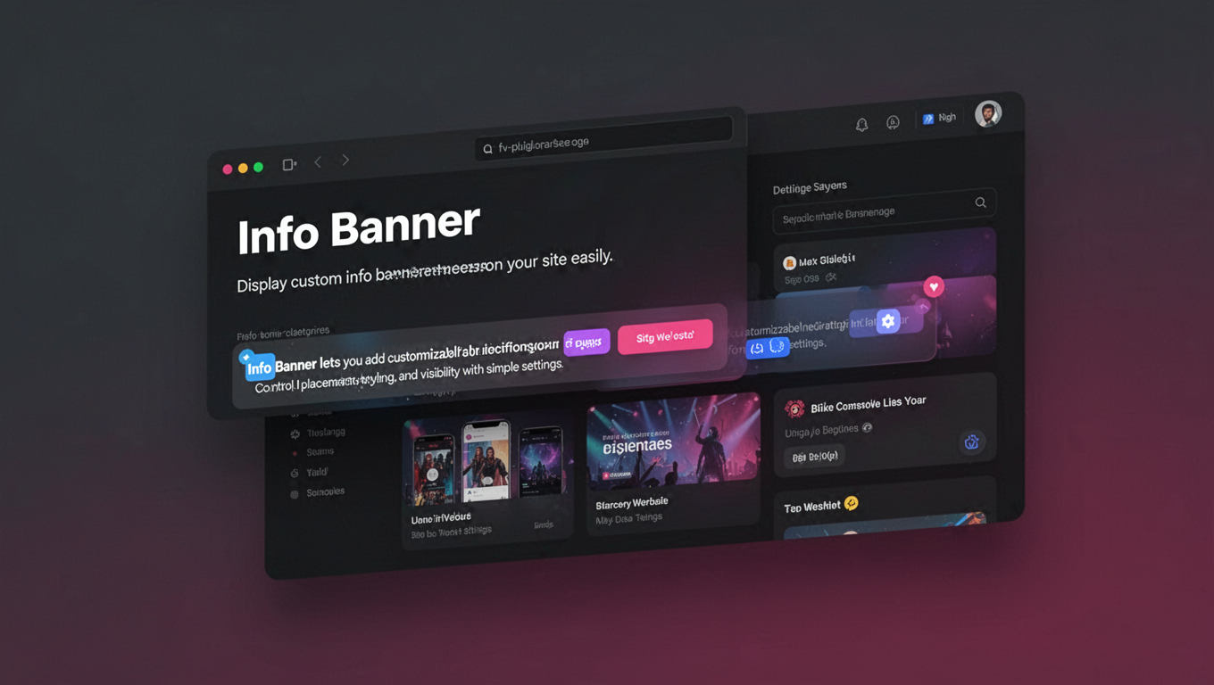 Preview of Info Banner