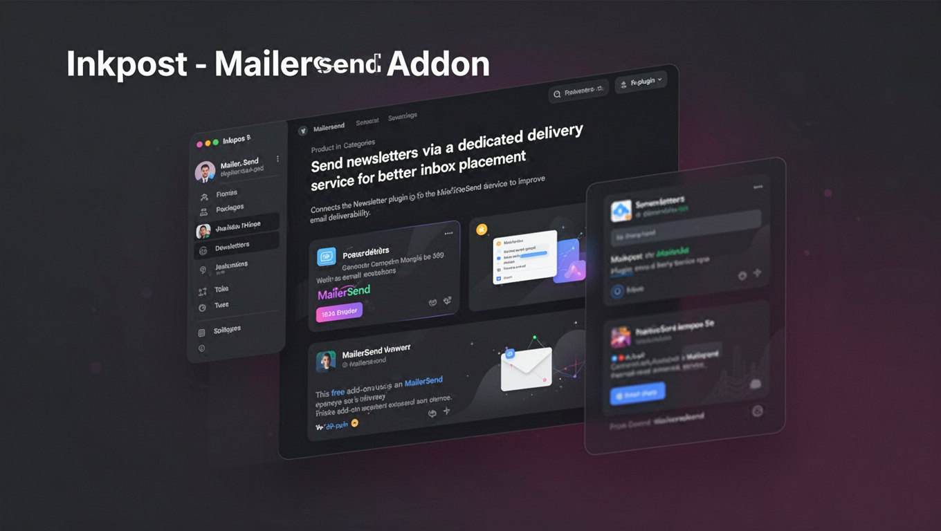 Preview of Inkpost - Mailersend Addon