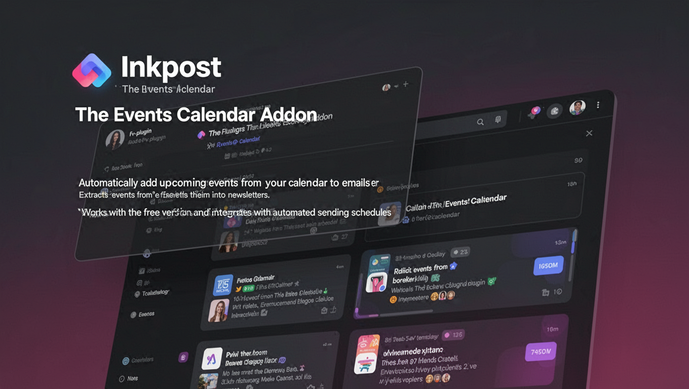 Preview of Inkpost - The Events Calendar Addon