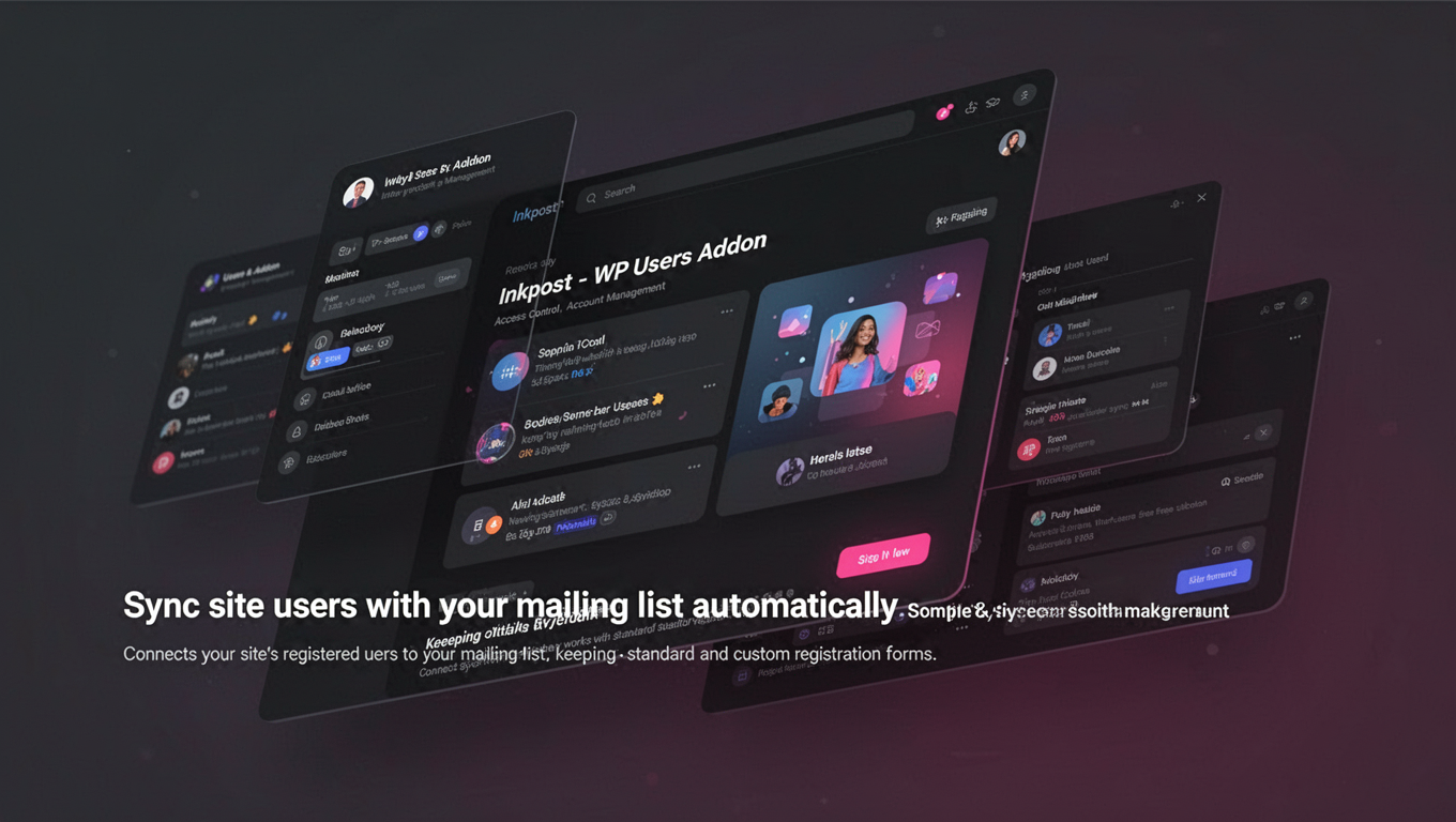 Preview of Inkpost - WP Users Addon