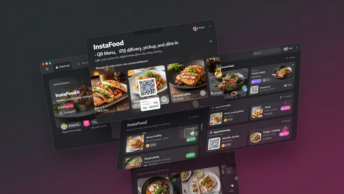 Preview of InstaFood - QR Menu, food delivery, pickup and dine-in